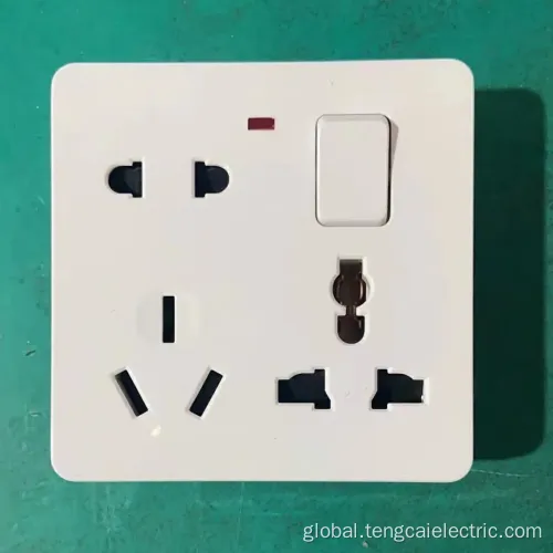 Good Socket in Stock Plastic Bangladesh PC 8 Pin Wall Switch Socket Manufactory